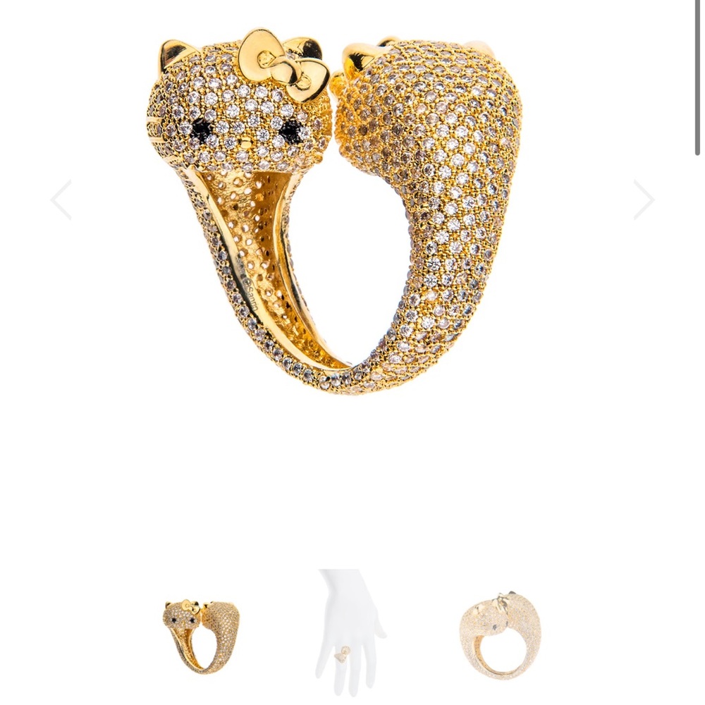 nOir Hello Kitty Ring